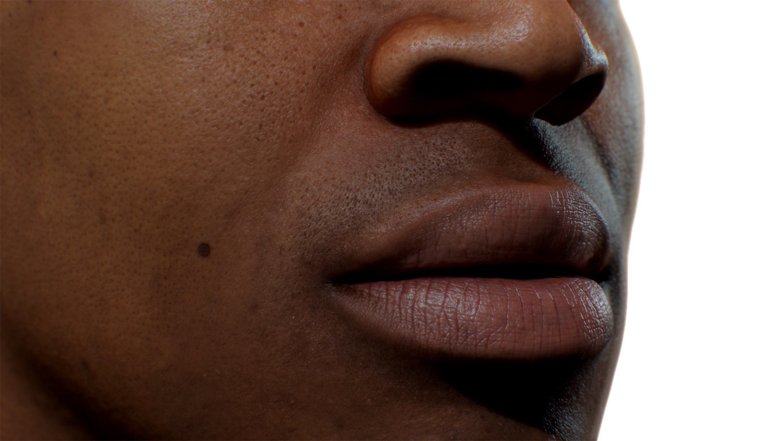3D lips displacement maps download 